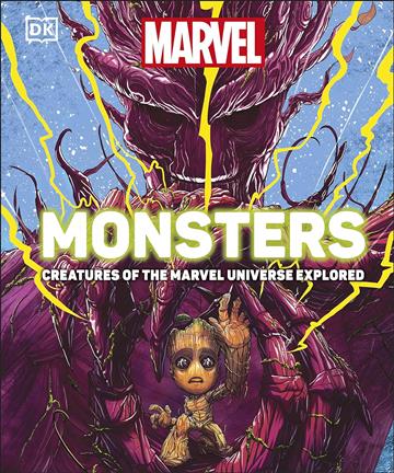 Knjiga Marvel Monsters autora DK izdana 2021 kao tvrdi uvez dostupna u Knjižari Znanje.