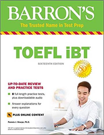 Knjiga TOEFL iBT with Online Tests autora Pamela Sharpe izdana 2019 kao meki uvez dostupna u Knjižari Znanje.