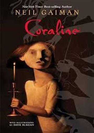 Knjiga Coraline autora Neil Gaiman izdana 2011 kao tvrdi uvez dostupna u Knjižari Znanje.