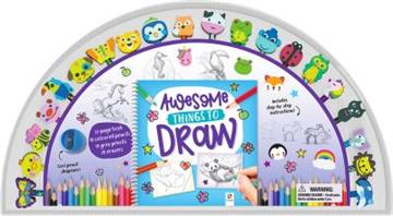 Knjiga Awesome Things to Draw: 20 Pencil Eraser Set autora Bounce izdana 2019 kao  dostupna u Knjižari Znanje.