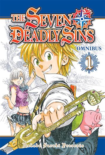 Knjiga Seven Deadly Sins Omnibus 1, vol. 1-3 autora Nakaba Suzuki izdana 2022 kao meki uvez dostupna u Knjižari Znanje.