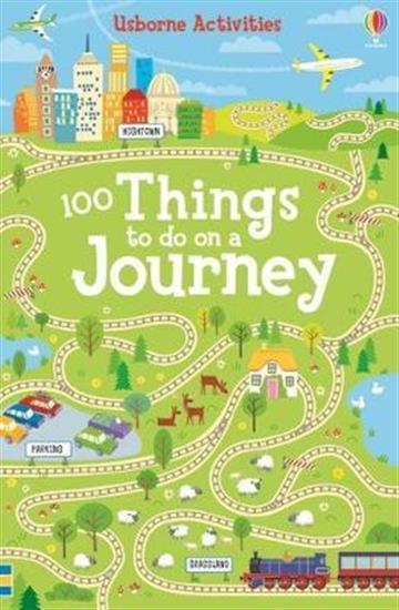 Knjiga 100 Things to do on a journey autora Usborne izdana 2016 kao meki uvez dostupna u Knjižari Znanje.