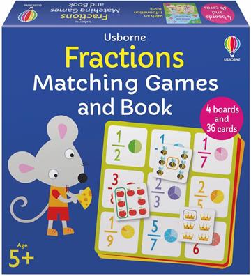 Knjiga Fractions Games And Book autora Usborne izdana 2023 kao tvrdi uvez dostupna u Knjižari Znanje.