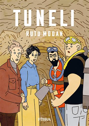 Knjiga Tuneli autora Rutu Modan izdana 2024 kao tvrdi uvez dostupna u Knjižari Znanje.