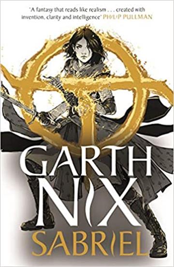 Knjiga Sabriel autora Garth Nix izdana 2020 kao meki uvez dostupna u Knjižari Znanje.