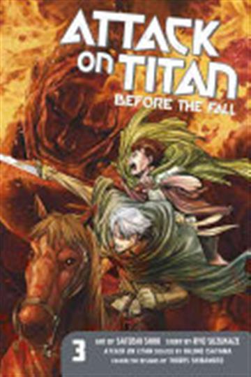 Knjiga Attack on Titan: Before the Fall vol. 03 autora Hajime Isayama izdana 2014 kao meki uvez dostupna u Knjižari Znanje.