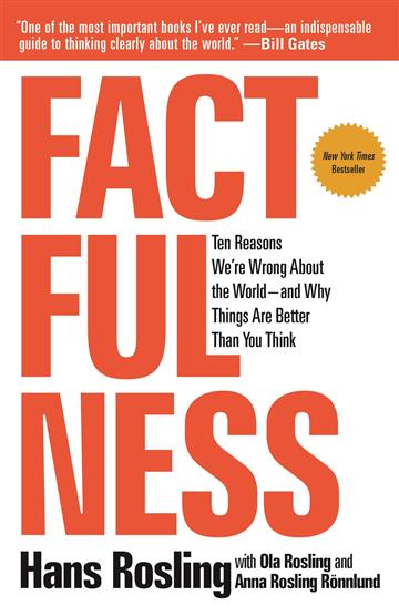 Knjiga Factfulness autora Hans Rosling izdana 2019 kao meki uvez dostupna u Knjižari Znanje.