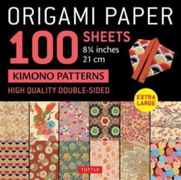 Knjiga Origami Paper 100 sheets Kimono Patterns 8 1/4" (21 cm) autora Tuttle Studio izdana 2023 kao  dostupna u Knjižari Znanje.