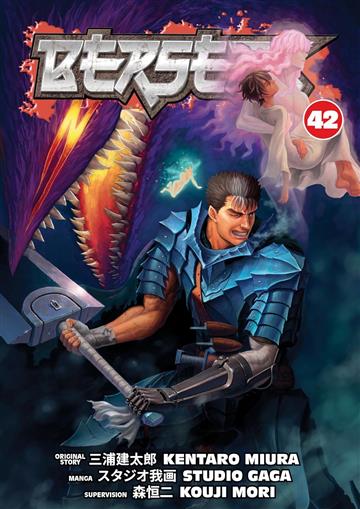 Knjiga Berserk, vol. 42 autora Kentaro Miura izdana 2025 kao meki uvez dostupna u Knjižari Znanje.