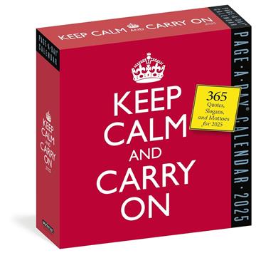 Knjiga Keep Calm and Carry On 2025 Page-A-Day Calendar autora Grupa autora izdana 2024 kao meki dostupna u Knjižari Znanje.