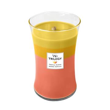 Svijeća WoodWick Trilogy Large Tropical Sunrise 5038581087368