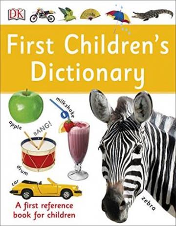 Knjiga First Children's Dictionary autora DK izdana 2016 kao meki uvez dostupna u Knjižari Znanje.