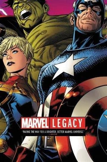 Knjiga Marvel Legacy autora  izdana 2018 kao tvrdi uvez dostupna u Knjižari Znanje.