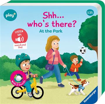 Knjiga Shh... Who's There? At The Park autora Ravensburger izdana 2025 kao tvrdi uvez dostupna u Knjižari Znanje.