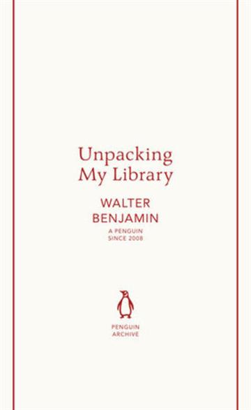 Knjiga Unpacking My Library autora Walter Benjamin izdana 2025 kao meki uvez dostupna u Knjižari Znanje.