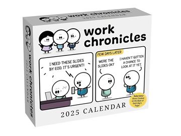 Knjiga Work Chronicles 2025 Day-to-Day Calendar autora Bob izdana 2024 kao meki dostupna u Knjižari Znanje.