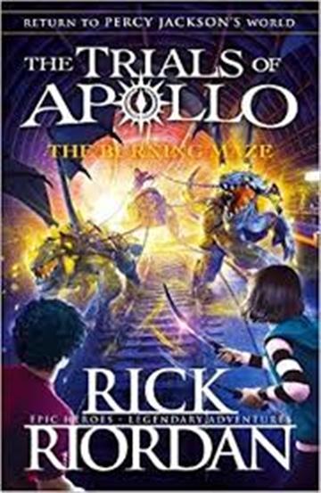Knjiga Trials of Apollo: Burning Maze autora Rick Riordan izdana 2019 kao meki uvez dostupna u Knjižari Znanje.