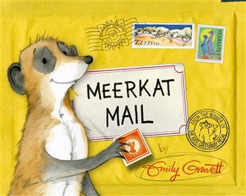 Knjiga Meerkat Mail autora Emily Gravett izdana 2018 kao meki uvez dostupna u Knjižari Znanje.