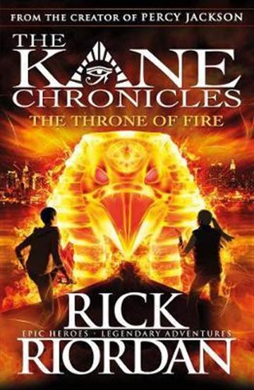 Knjiga Kane Chronicles #2: Throne of Fire autora Rick Riordan izdana 2012 kao meki uvez dostupna u Knjižari Znanje.