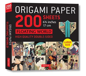 Knjiga Origami Paper 200 sheets Floating World (17 cm) autora Tuttle izdana 2020 kao  dostupna u Knjižari Znanje.