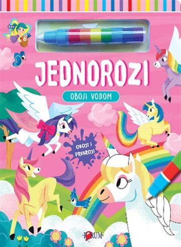 Knjiga Oboji vodom - Jednorozi autora Grupa autora izdana 2025 kao tvrdi uvez dostupna u Knjižari Znanje.