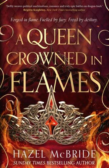 Knjiga A Queen Crowned in Flames autora Hazel McBride izdana 2026 kao meki uvez dostupna u Knjižari Znanje.