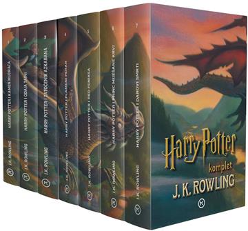 Knjiga Harry Potter komplet autora J.K. Rowling izdana 2025 kao tvrdi uvez dostupna u Knjižari Znanje.