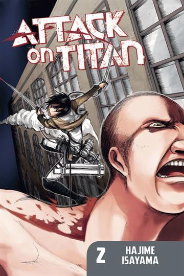 Knjiga Attack on Titan vol. 02 autora Hajime Isayama izdana 2012 kao meki uvez dostupna u Knjižari Znanje.