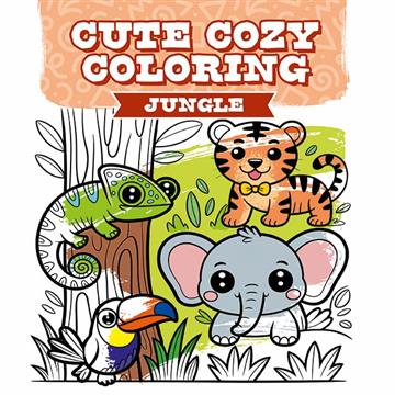 Knjiga Cute Cozy Coloring: Jungle autora GMC Publications izdana 2025 kao meki uvez dostupna u Knjižari Znanje.