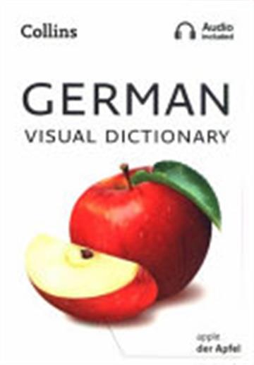 Knjiga German Visual Dictionary autora Collins izdana 2019 kao meki uvez dostupna u Knjižari Znanje.