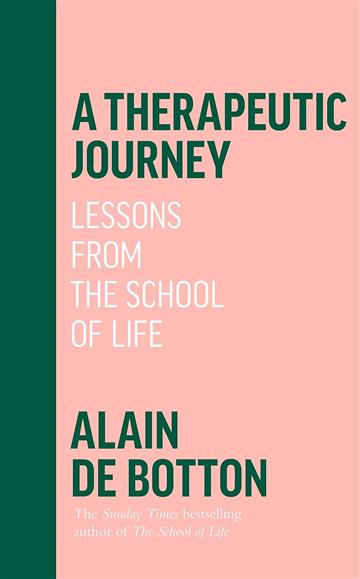 Knjiga Therapeutic Journey autora Alain de Botton izdana 2023 kao meki uvez dostupna u Knjižari Znanje.
