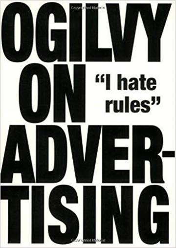 Knjiga Ogilvy on Advertising autora David Ogilvy izdana 2007 kao meki uvez dostupna u Knjižari Znanje.