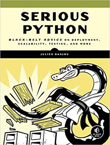 Knjiga Serious Python autora Julien Danjou izdana 2019 kao meki uvez dostupna u Knjižari Znanje.