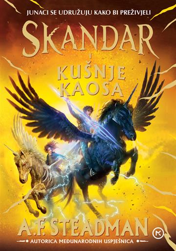 Knjiga Skandar i Kušnje kaosa autora A. F. Steadman izdana 2024 kao tvrdi uvez dostupna u Knjižari Znanje.