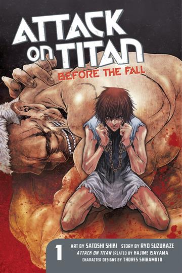 Knjiga Attack on Titan: Before the Fall vol. 01 autora Hajime Isayama izdana 2014 kao meki uvez dostupna u Knjižari Znanje.