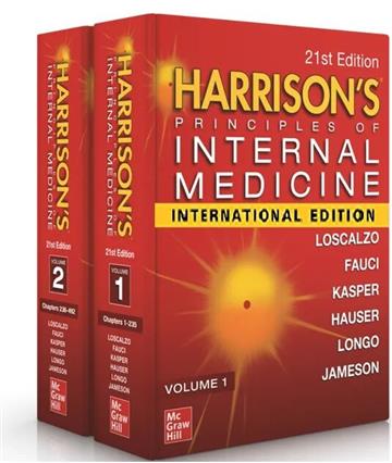Knjiga Harrison's Principles of Internal Medicine 21E 2 vols autora Joseph Loscalzo, Ant izdana 2022 kao tvrdi uvez dostupna u Knjižari Znanje.