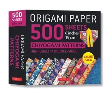 Knjiga Origami Paper 500 sheets Chiyogami Patterns 6" 15cm autora Tuttle Studio izdana 2018 kao  dostupna u Knjižari Znanje.