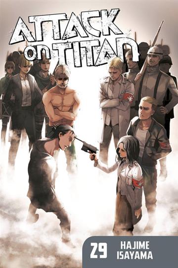 Knjiga Attack on Titan vol. 29 autora Hajime Isayama izdana 2019 kao meki uvez dostupna u Knjižari Znanje.