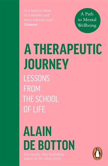 Knjiga Therapeutic Journey autora Alain de Botton izdana 2024 kao meki uvez dostupna u Knjižari Znanje.