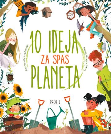 Knjiga 10 ideja za spas planeta autora Giuseppe D'Anna izdana 2021 kao tvrdi uvez dostupna u Knjižari Znanje.