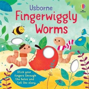 Knjiga Fingerwiggly Worms autora Usborne izdana 2021 kao tvrdi uvez dostupna u Knjižari Znanje.