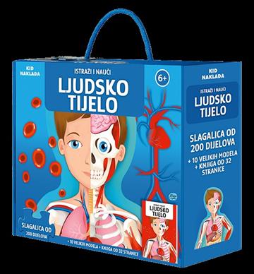 Knjiga Istraži i nauči: Ljudsko tijelo autora Grupa autora izdana 2025 kao tvrdi uvez dostupna u Knjižari Znanje.