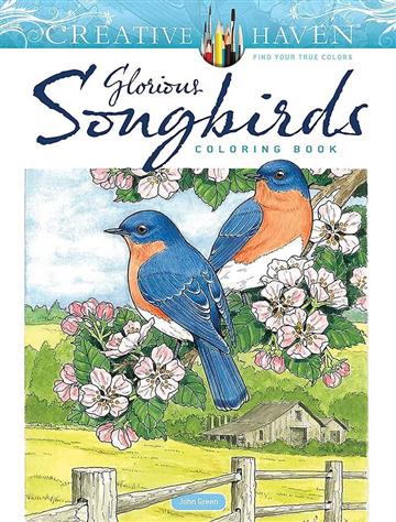 Knjiga Glorious Songbirds Coloring Book autora John Green izdana 2023 kao meki uvez dostupna u Knjižari Znanje.