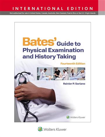 Knjiga Bates Guide To Physical Examination and History Taking autora Rainier P. Soriano izdana 2025 kao tvrdi uvez dostupna u Knjižari Znanje.