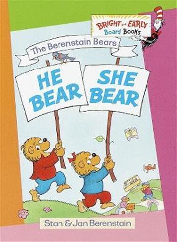 Knjiga He Bear, She Bear autora Stan Berenstain, Jan Berenstain izdana 1999 kao tvrdi uvez dostupna u Knjižari Znanje.