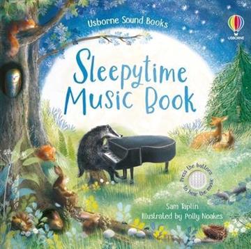 Knjiga Sleepytime Music Book autora Usborne izdana 2022 kao tvrdi uvez dostupna u Knjižari Znanje.