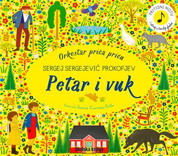 Knjiga Orkestar priča priču: Petar i vuk autora Helen Mortimer, Matthew O'Keeffe izdana 2025 kao tvrdi uvez dostupna u Knjižari Znanje.