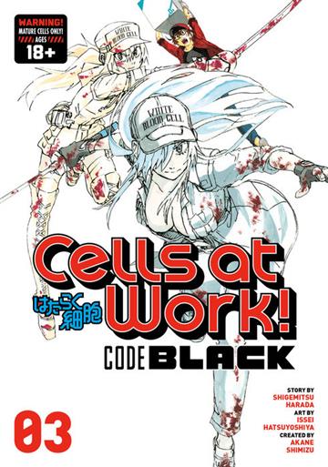 Knjiga Cells at Work! CODE BLACK, vol. 03 autora Shigemitsu Harada izdana 2020 kao meki uvez dostupna u Knjižari Znanje.