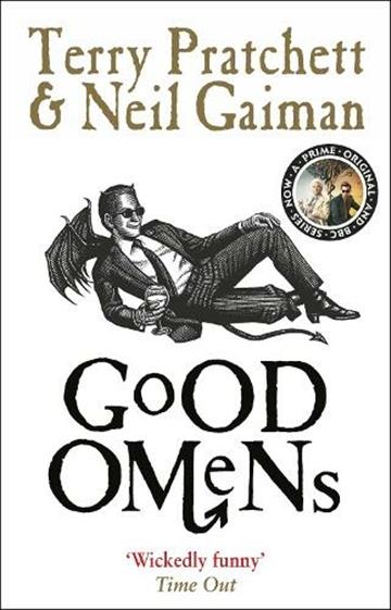 Knjiga Good Omens autora Terry Pratchett; Neil Gaiman izdana 2014 kao meki uvez dostupna u Knjižari Znanje.