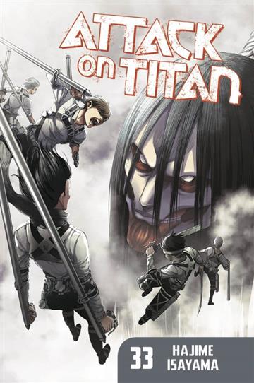 Knjiga Attack on Titan vol. 33 autora Hajime Isayama izdana 2021 kao meki uvez dostupna u Knjižari Znanje.